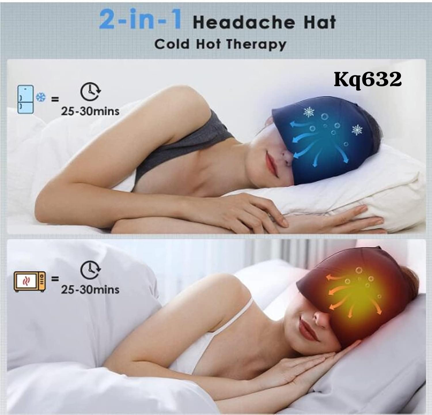2 in 1 headache hat
