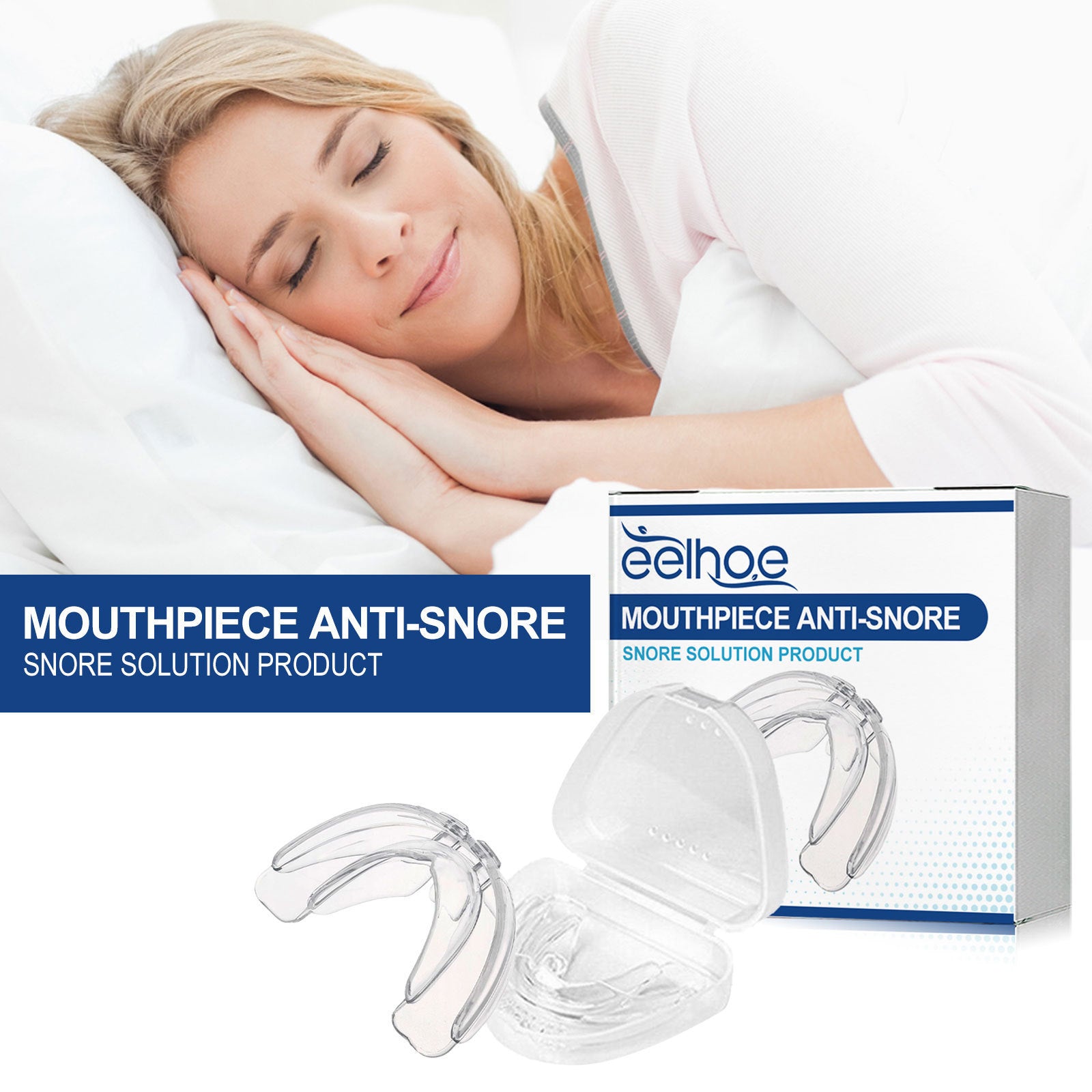 Anti-Snoore and Teeth- biting Mouth Piece