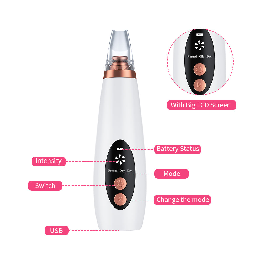 Blackhead Vacuum Pore Cleaner - Clear Pores & Smooth skin in Minutes