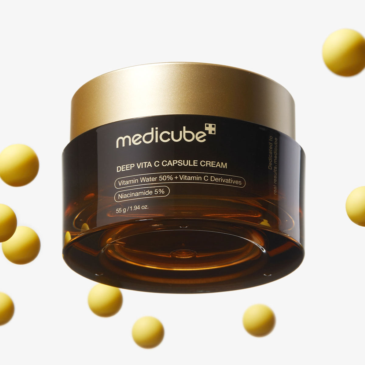 Say Goodbye to Acne Scars, Dark Spots & Fine Lines. Medicube Deep Vita C Capsule Cream