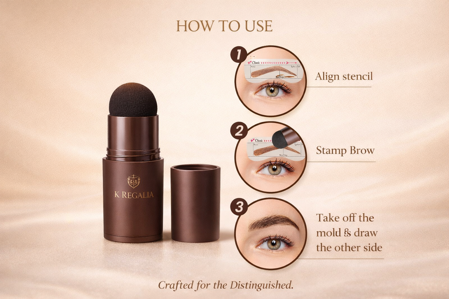 Confidence Starts with Hairline & Eyebrows Powder (Brown & Black)