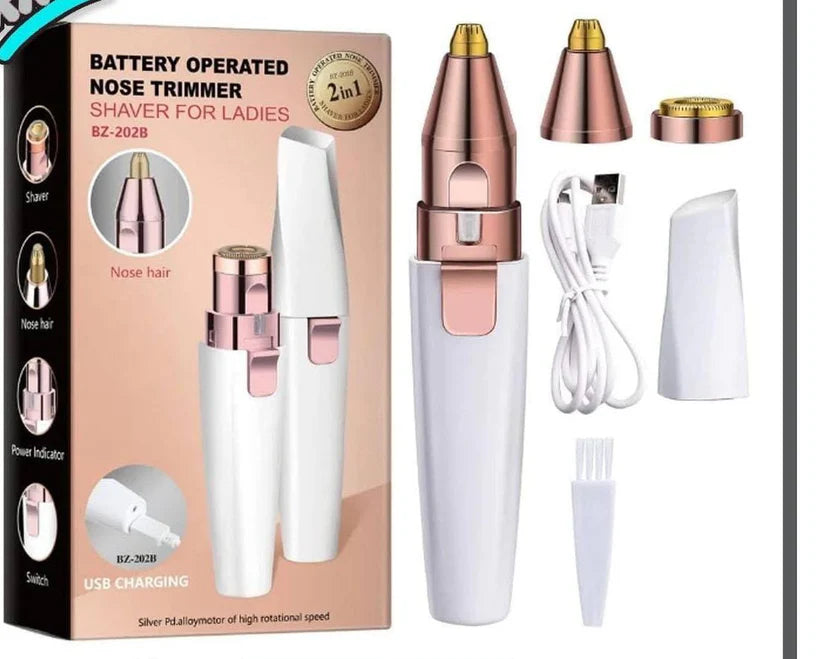 2 in 1 eyebrow trimmer