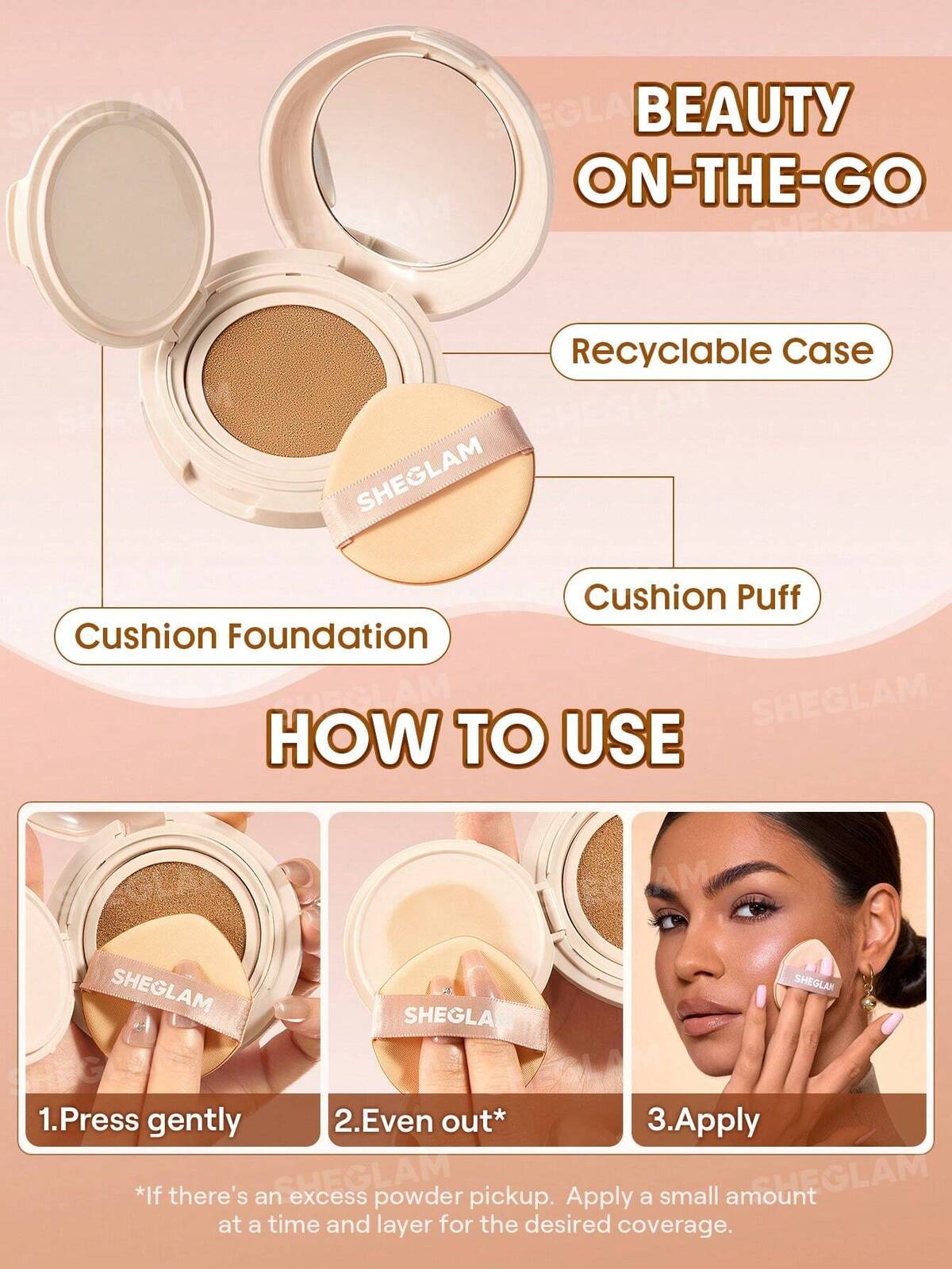 Lock &amp; Go Long-Lasting Cushion Foundation-