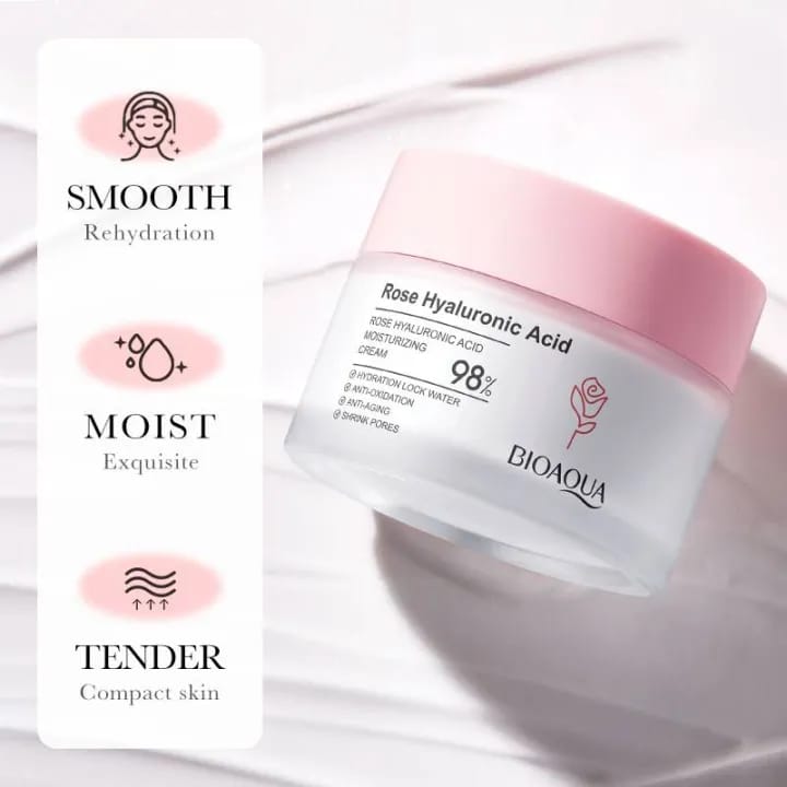 Rose Hyaluronic Acid Moisturizing Cream