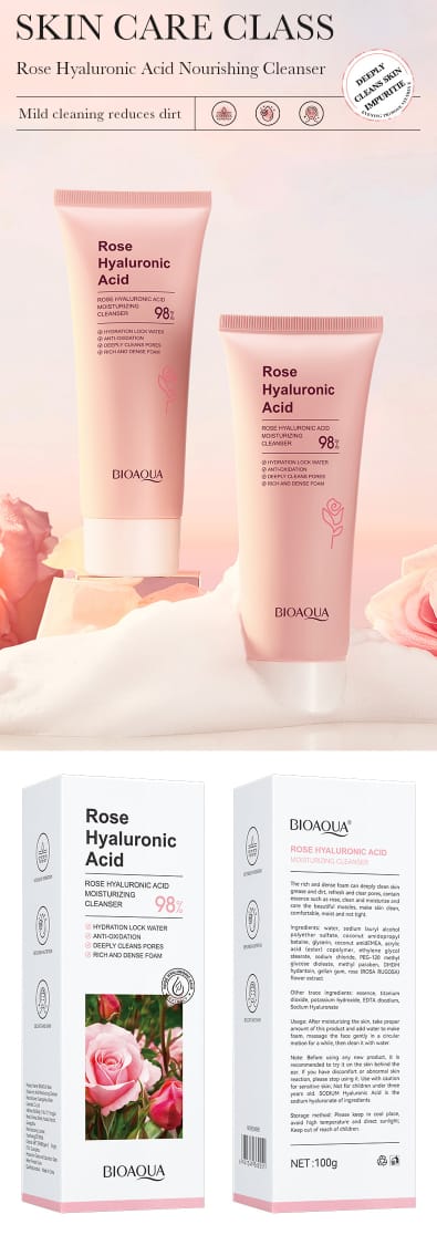 Rose Hyaluronic Acid Cleanser